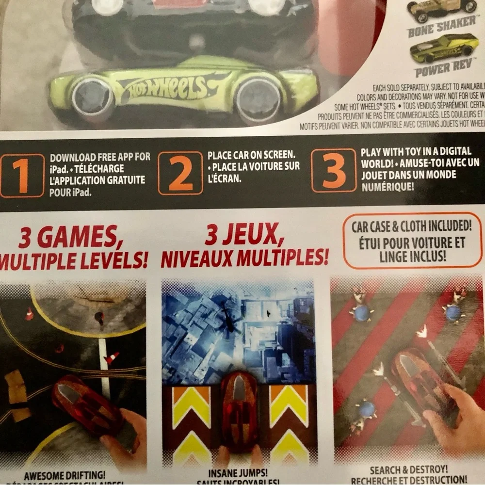 Hot Wheels Apptivity Power Rev Car for use with iPad, 2 Pack